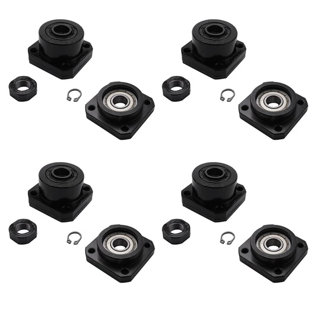 8x FK12 FF12 Halterung für Umlauf Spindel 1605 FK12 Feste Seite FF12 SZ1Q1