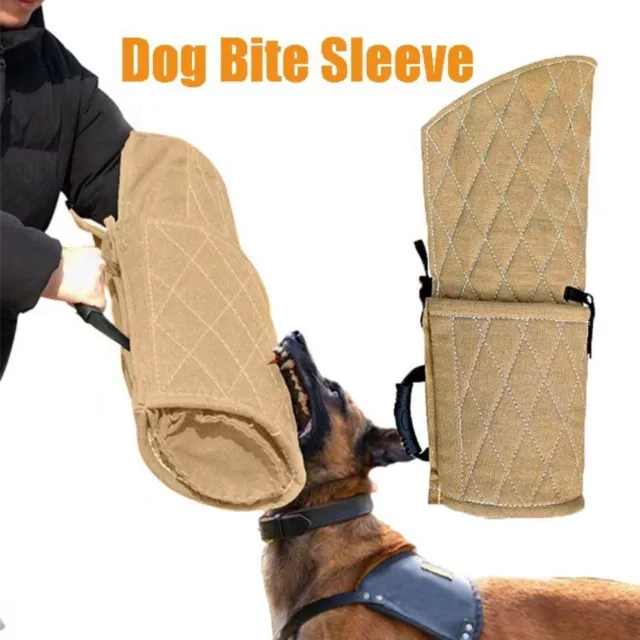 Jute Dog Bite Sleeve Professional Pet Bite Training Equipment  Interactive Play