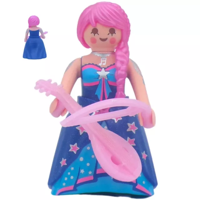 Playmobil-Figur Frau mit Kleid und Instrument