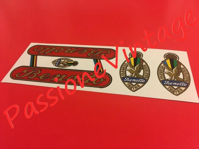 Decal Bici Retro Kit Adesivi Decalcomania Per Restauro Bicicletta BENOTTO - Raro Design Italiano, 5 Anni Garanzia Decal Italiani Bici Decal Bici Retro Kit Adesivi Decalcomania Per Restauro Bicicletta BENOTTO - Raro Design Italiano, 5 Anni Garanzia Decal Italiani Bici