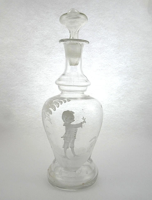 Carafe With Schneenalerei Böhmen19 Century