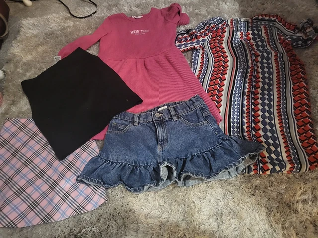 Girls Aged 6/7 Uk Clothes Bundle Vgc