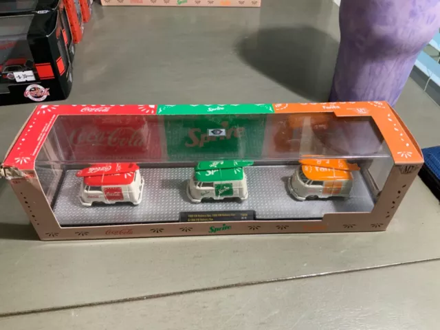 M2 Machines 1960 Vw Delivery Van Kombi Coca Cola Sprite Fanta Tw06 Bad Box