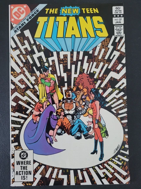 The New Teen Titans #27 (1983) Dc Comics Atari Force Preview! George Perez!