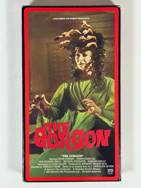 THE GORGON VINTAGE VHS Horror Peter Cushing Christopher Lee 1964 Hammer ...