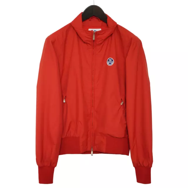 Uomo North Sails Bomber Giubbino Traspirante Completo Zip Nylon TAGLIA S VAR903