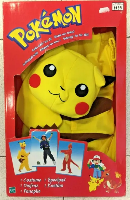 Disfraz Niño Pokemon Pikachu (Pokemon Pikachu Costume). Hasbro 1999. Nuevo