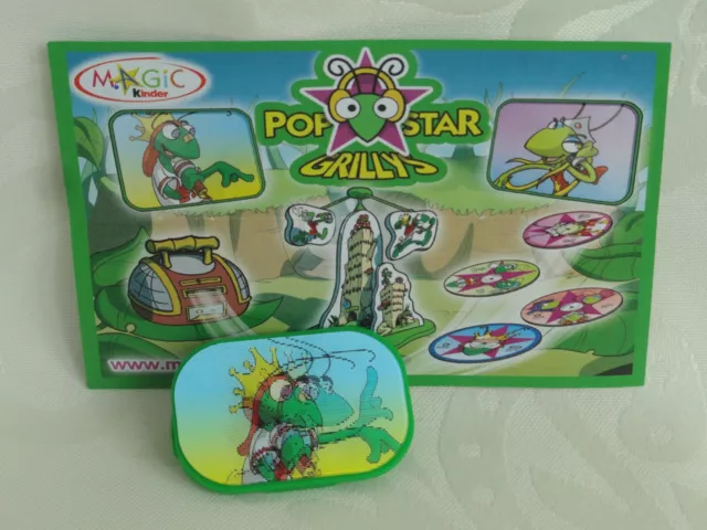 Ü -EI 2006 * Popstar Grillys - Spielzeug * Wackelbild-Anstecker 2 * 2S-061 + BPZ