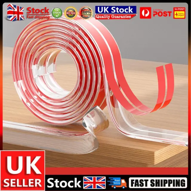 Transparent Furniture Guard Home Baby Anti-collision Protection Strip (10MM*2M)
