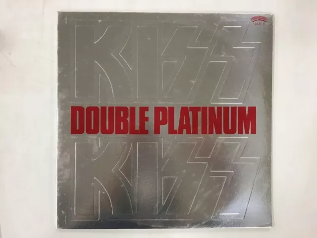 KISS DOUBLE PLATINUM - CASABLANCA 19S-5 Japan  2xLP