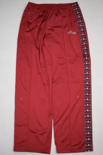 Adidas Trainings Hose Jogging Sweat Sport Haus Track Pant 90s Trefoil Red D 6 M