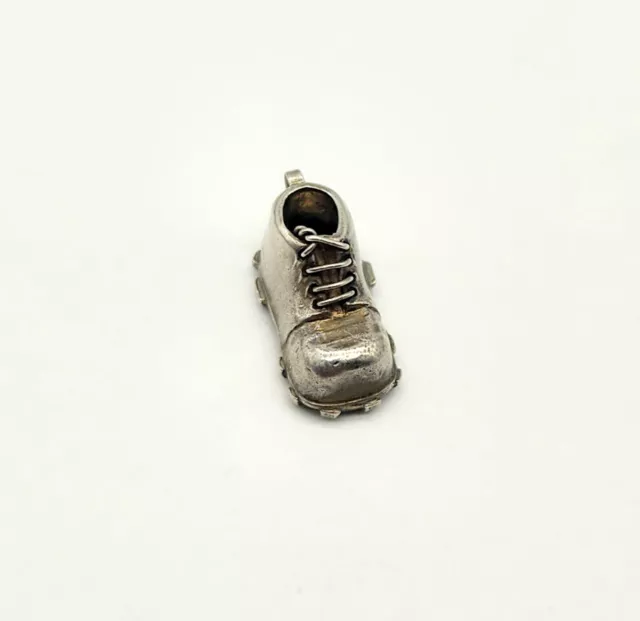 Vintage Sterling Silver HIKING BOOT Climbing Outdoors Charm Pendant 2.5g