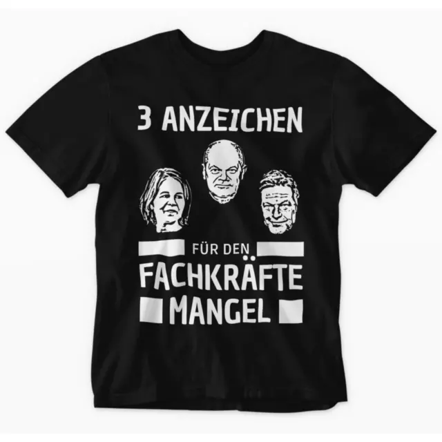 Anti Regierung T-Shirt S-XXL die Ampel muss weg Politik T-Shirt lustig Protest