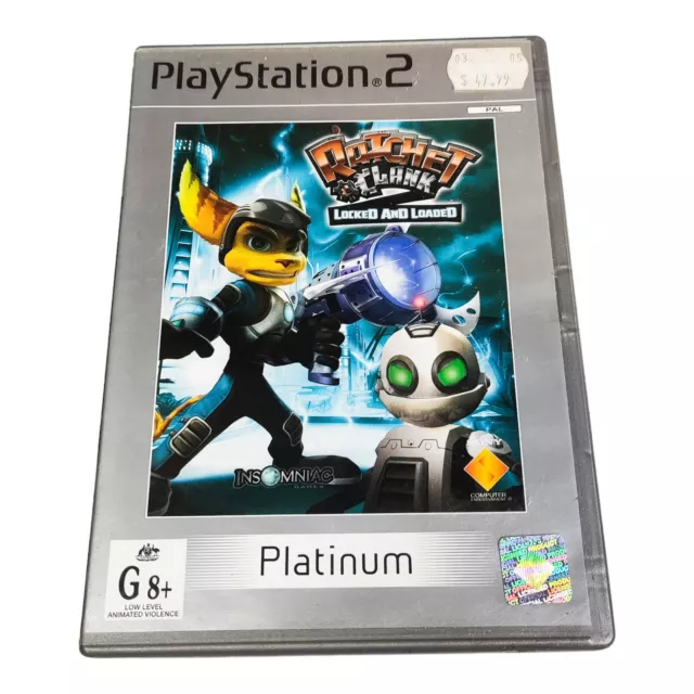 Ratchet & Clank 2 Case & Booklet - Disc Missing - Replacement Set
