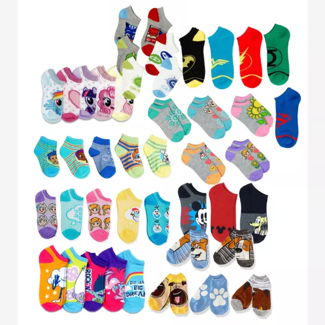 LICENSED CHARACTERS CHILDREN'S Kids Boys, Girls Ankle Socks Assorted ...