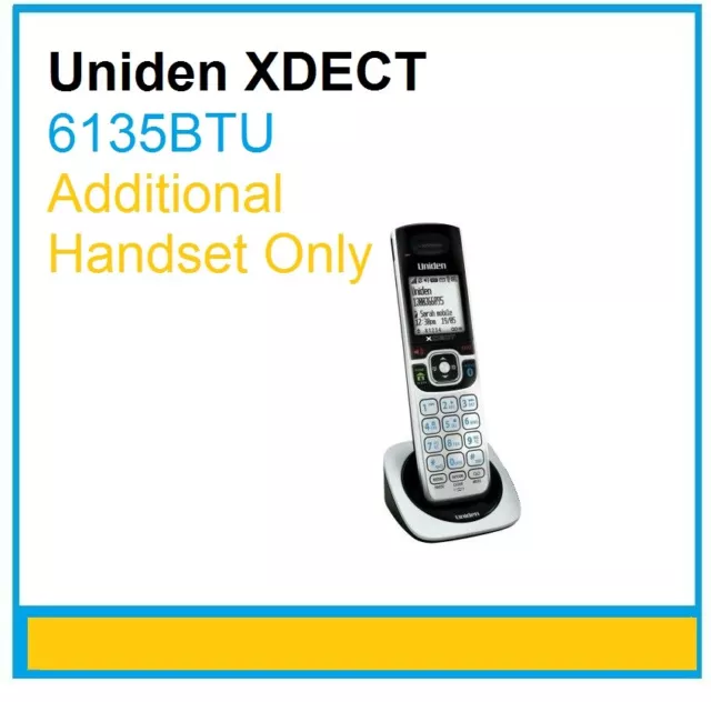 Uniden XDECT 6135BTU Additional Handset Only with a Power Adapter