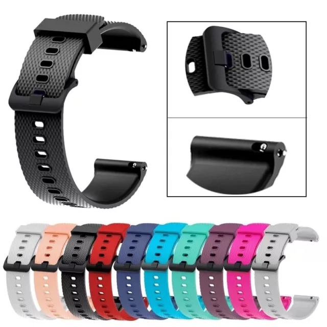 For Various SmartWatches Silicone Fitness Wrist Band Watch Strap