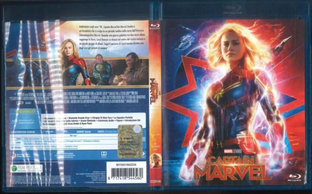 Captain Marvel 2019 Mendelshon Law Blu Ray Ottimo Usato