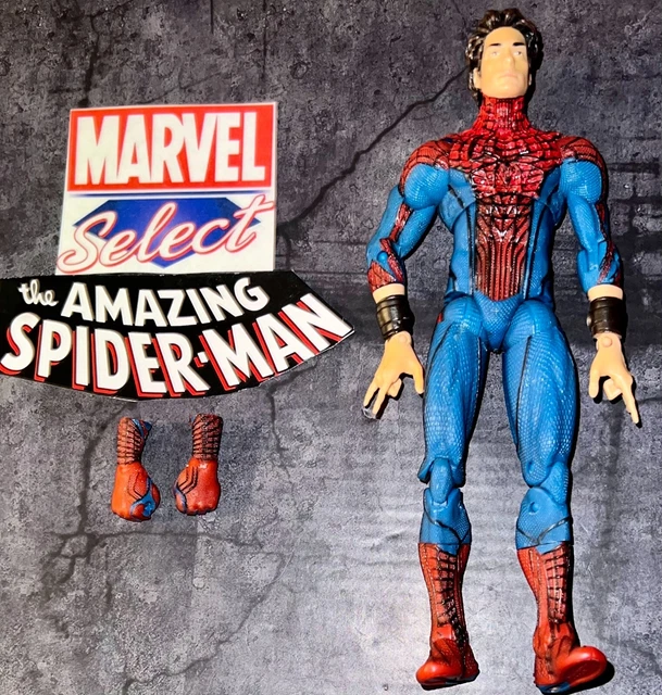 Marvel Legends Diamond Select Movie Amazing Spiderman 7" Unmasked Figure Variant