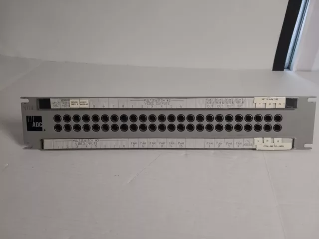 ADC PPI2224RS-N HD Video Patch Panel 48 Port Switching Coax Rack Mount
