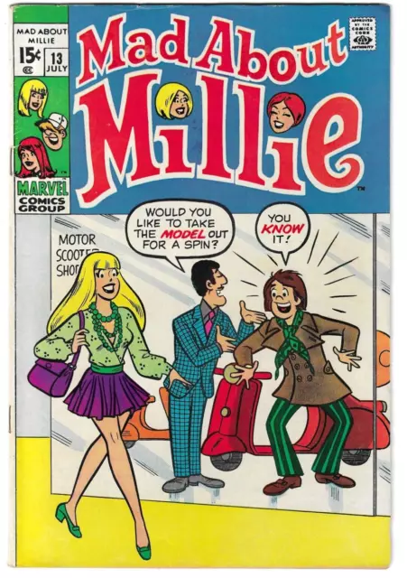 Mad About Millie #13 (1970) Marvel Comics G/VG or Better