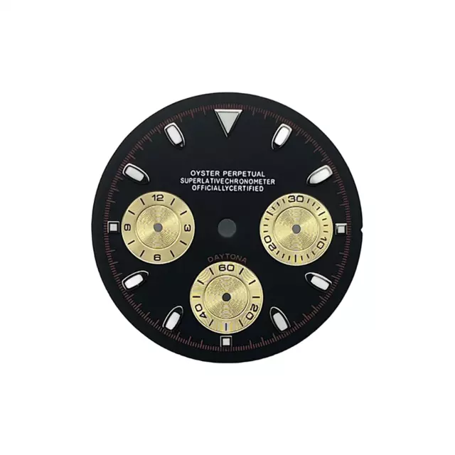 29.5MM Watch Dial Green Luminous Dial Watch Accessories for VK63 Movement