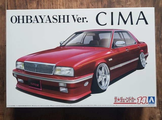 Aoshima 1/24 Scale Model Car Kit 09802 - Nissan Skyline Japan 4dr 7427249053100