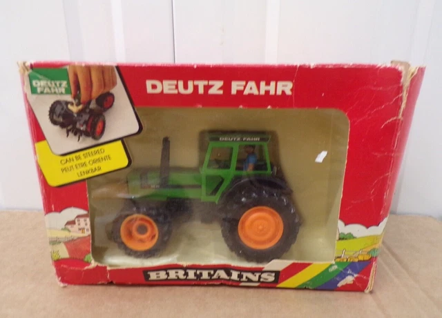 Tracteur Miniature BRITAINS 1/32 - DEUTZ DX 4.57 - Vintage Farm Toys - Bon état
