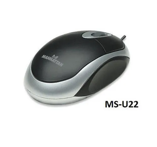 Manhattan USB 3-Button Optical Mini Mouse 176927, CablesOnline MS-U22