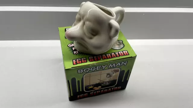 Bogey Man Ei weiß Separator Separator Neuheit Becher Krug Spaß Backen Abbacken Geschenk