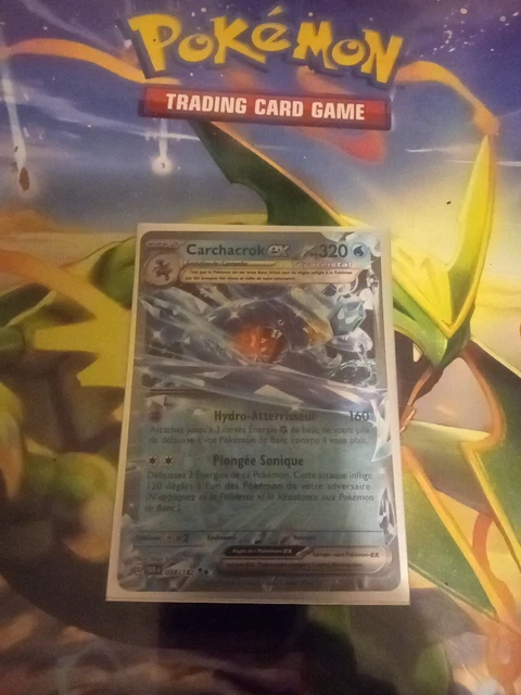 CARTE POKÉMON - Carchacrok EX 038/182 - EV04 Faille Paradoxe - FR