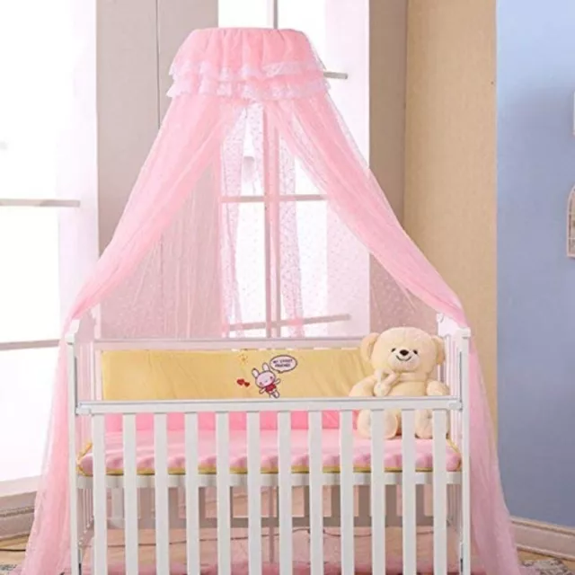 Baby Infant Mosquito Net Baby Toddler Bed Crib Dome Canopy Netting Hanging Tent