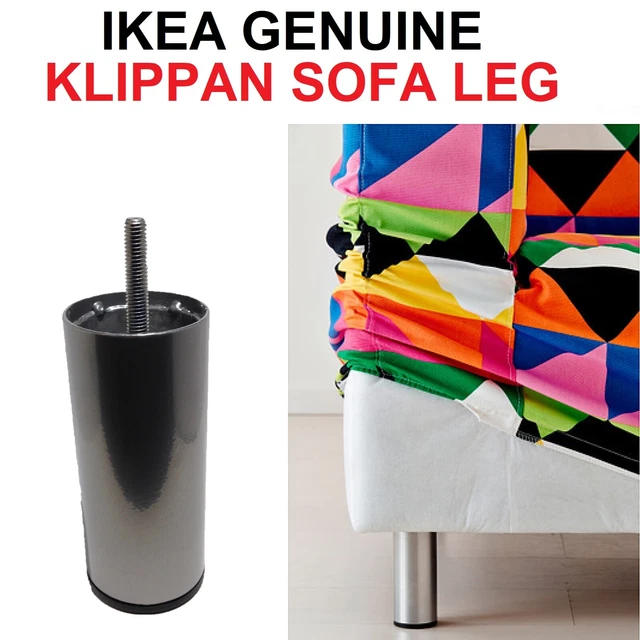 IKEA STEEL LEG LEGS FOR KLIPPAN SOFA BRAND NEW 9.50 PicClick UK