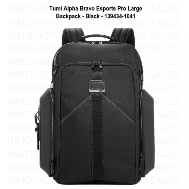 Tumi Alpha Bravo Esports Pro Large Backpack - Black - 139434-1041