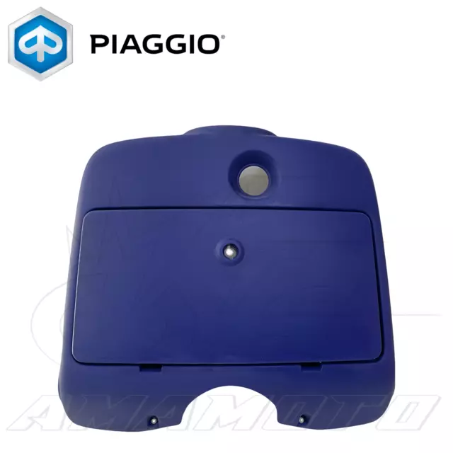 Bauletto Controscudo Blu Originale Piaggio Zip 50 Fast Rider 1993 Ssp1T