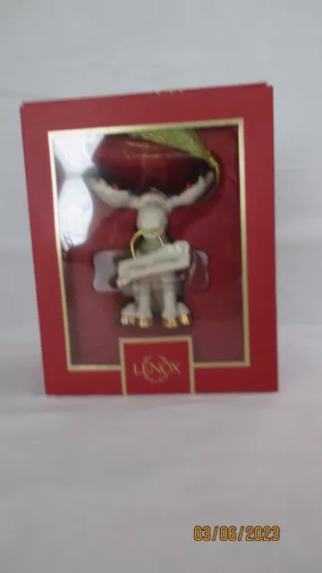 Lenox Personalized Ornament---Marcel---"Happy Holidays"---No Date--New 2023, Box