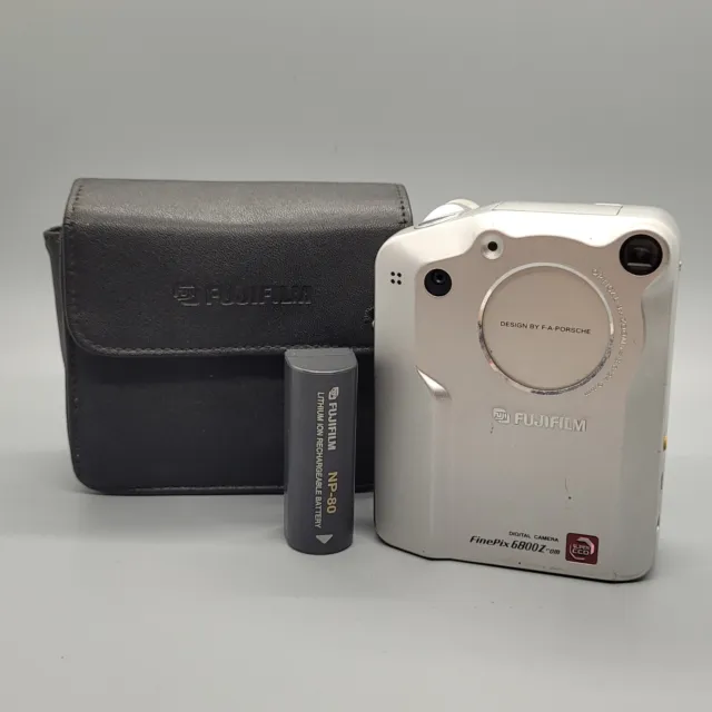 Fujifilm FinePix 6800 Zoom 3.1MP Compact Digital Camera Silver Tested