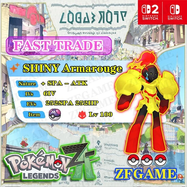 thumbnail image 2 of ✨ 6IV SHINY Ceruledge For Pokemon Legends Z-A ✨ Competitive Battle Ready | Fast Online Delivery 2 of 6