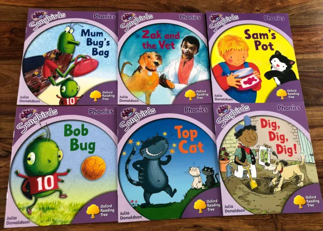 Oxford Reading Tree Stage Level 1+ Set 6 Books Songbird Phonics Story