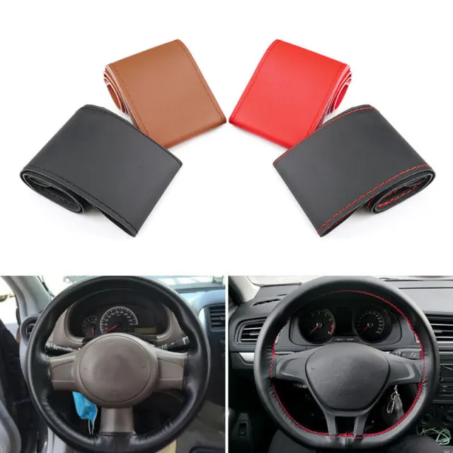 Customized leather Steering Wheel Cover For BMW 3 Series E46 E90 X1 X3 E87 E81