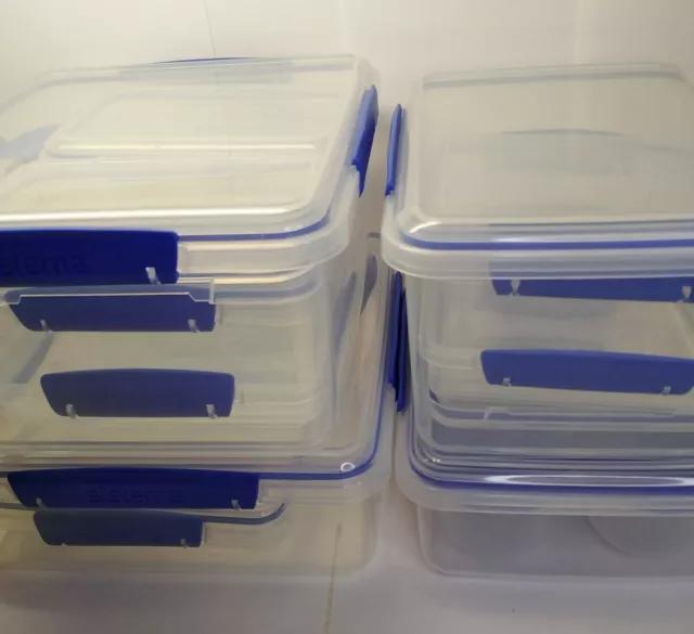 Sistema KLIP IT 20 Piece Container Storage Set, Blue/Clear