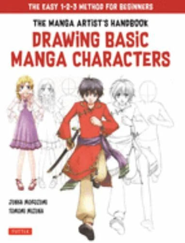 DRAWING BASIC MANGA Characters: The Easy 1-2-3 Method for Beginners EUR ...