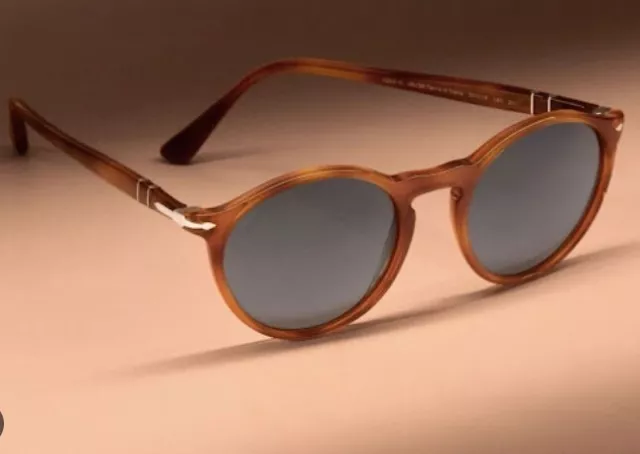 Persol occhiali da sole uomo donna model PO 3171S montatura rotonda fatti a mano