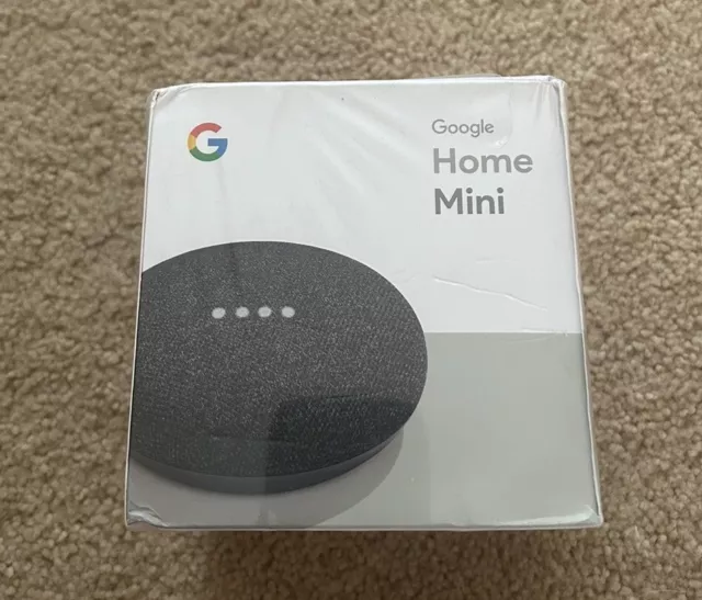 Google Home Mini Smart Assistant - Charcoal GA00216-AU NEW