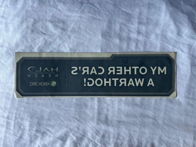 HALO: REACH “MY Other Car’s A Warthog” Internal Car Window Decal