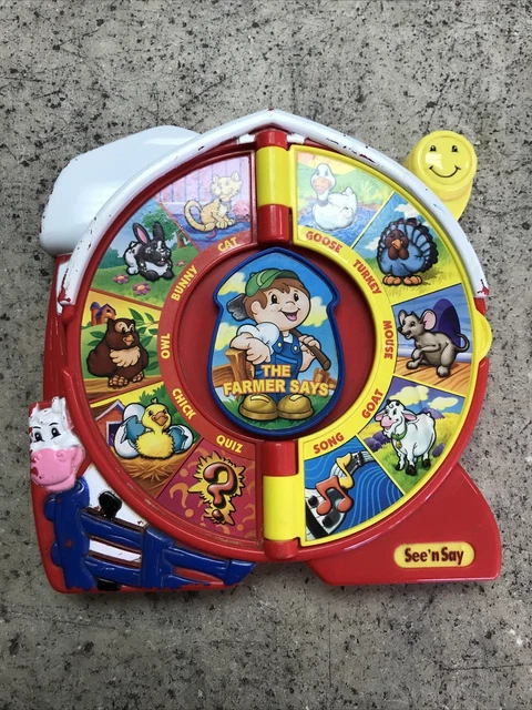FISHER PRICE SEE N Say The Farmer Says Animal Sounds Baby Toddler ...