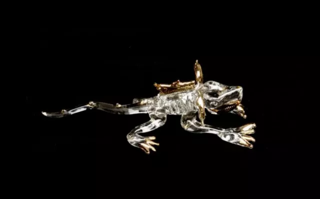 Dragon ou Varan Sculpture en Verre Collection Animaux Peterandclo    3