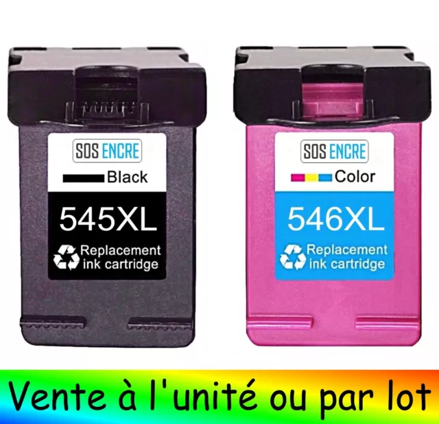 SOS ENCRE - Cartouches d'encre compatibles Canon 545 546 XL Pixma IP MG MX TR TS