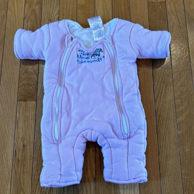 Baby Merlin's Magic Sleepsuit Pink Cotton size Small 3-6 Months One Piece Outfit