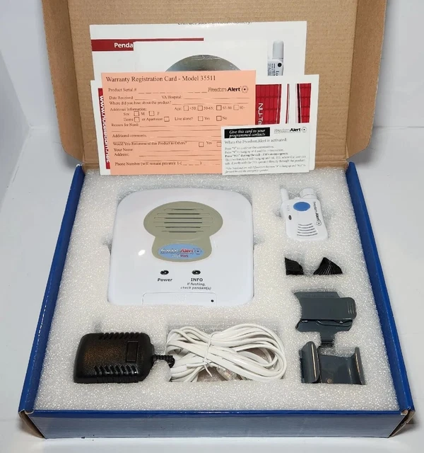 Colgante de emergencia de voz de 2 vías LogicMark Freedom Alert 35511 comunicarse